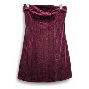 Urban Social Velvet Strapless Minidress